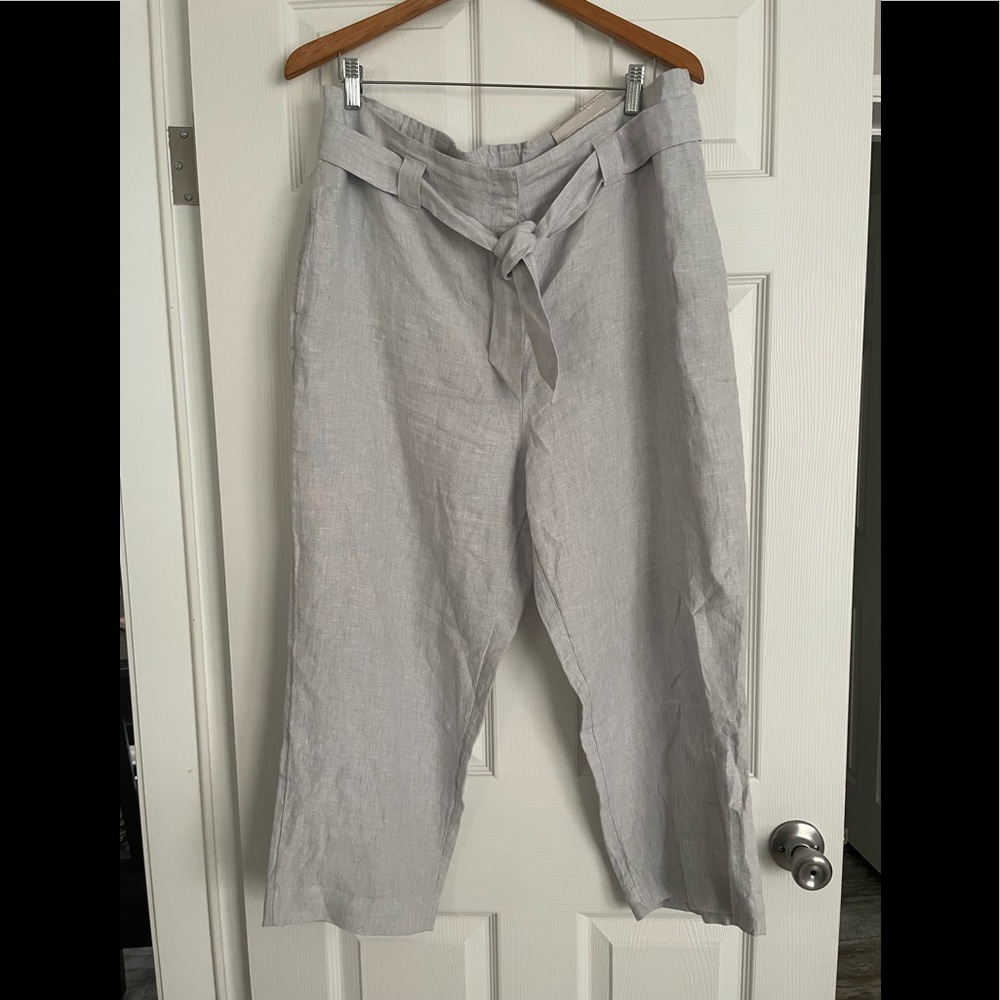 Chico's Light Gray Cropped Pants